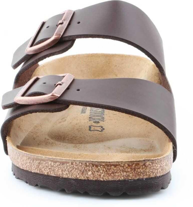 Slapi Birkenstock Sandals Arizona BF Dark Brown N/A Barbati (BM 7665610) 2