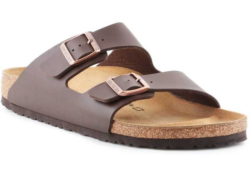 Slapi Birkenstock Sandals Arizona BF Dark Brown N/A Barbati (BM 7665610) 1