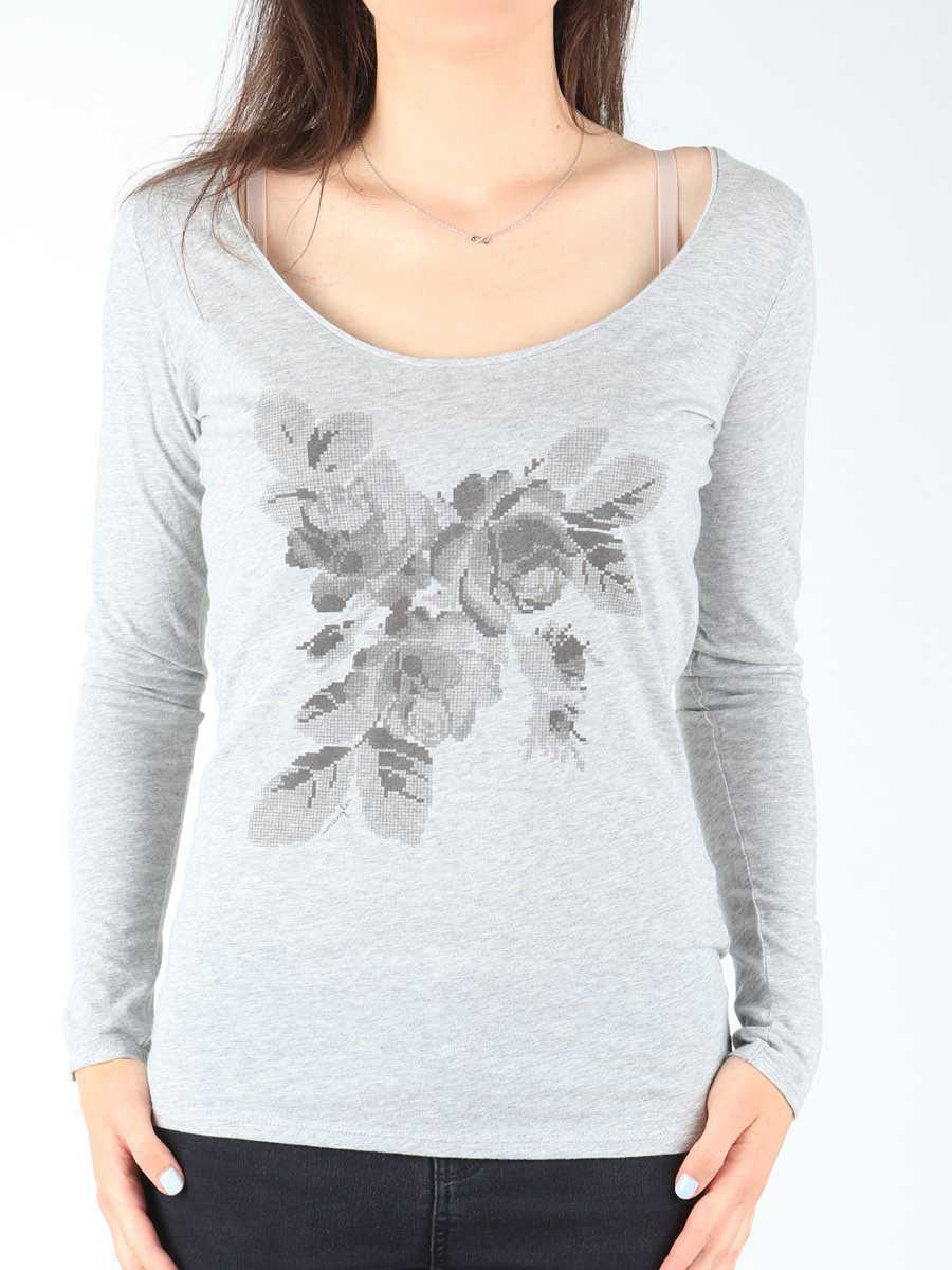 Tricouri Wrangler T-shirt Jenny Grey Femei (BM 7665808) 1