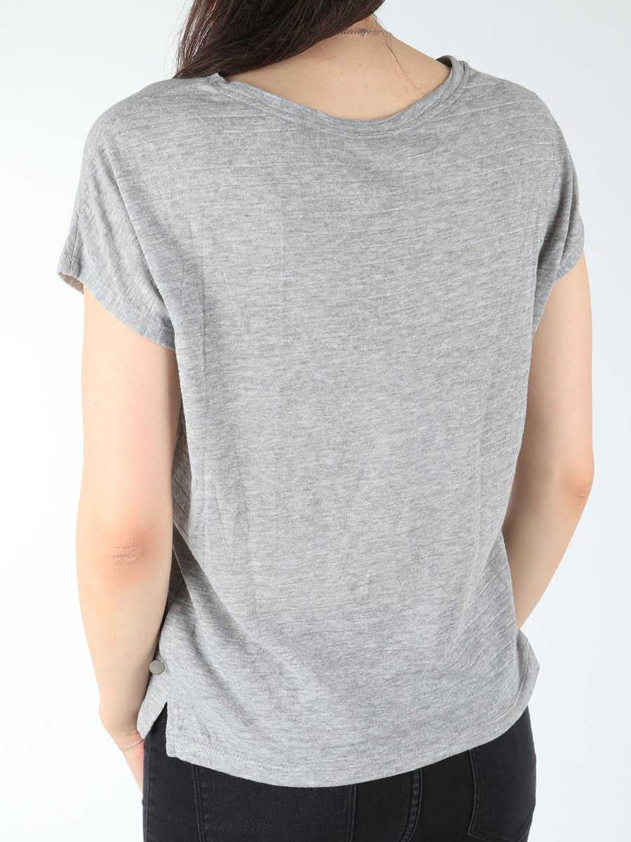 Tricouri Wrangler T-shirt Relaxed Tee Mid Grey Grey Femei (BM 7665817) 2