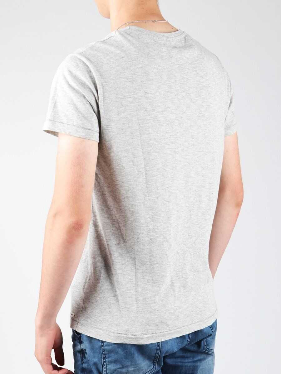 Tricouri Wrangler Light Grey Mel W7940IS03 Grey Barbati (BM 7665898) 2