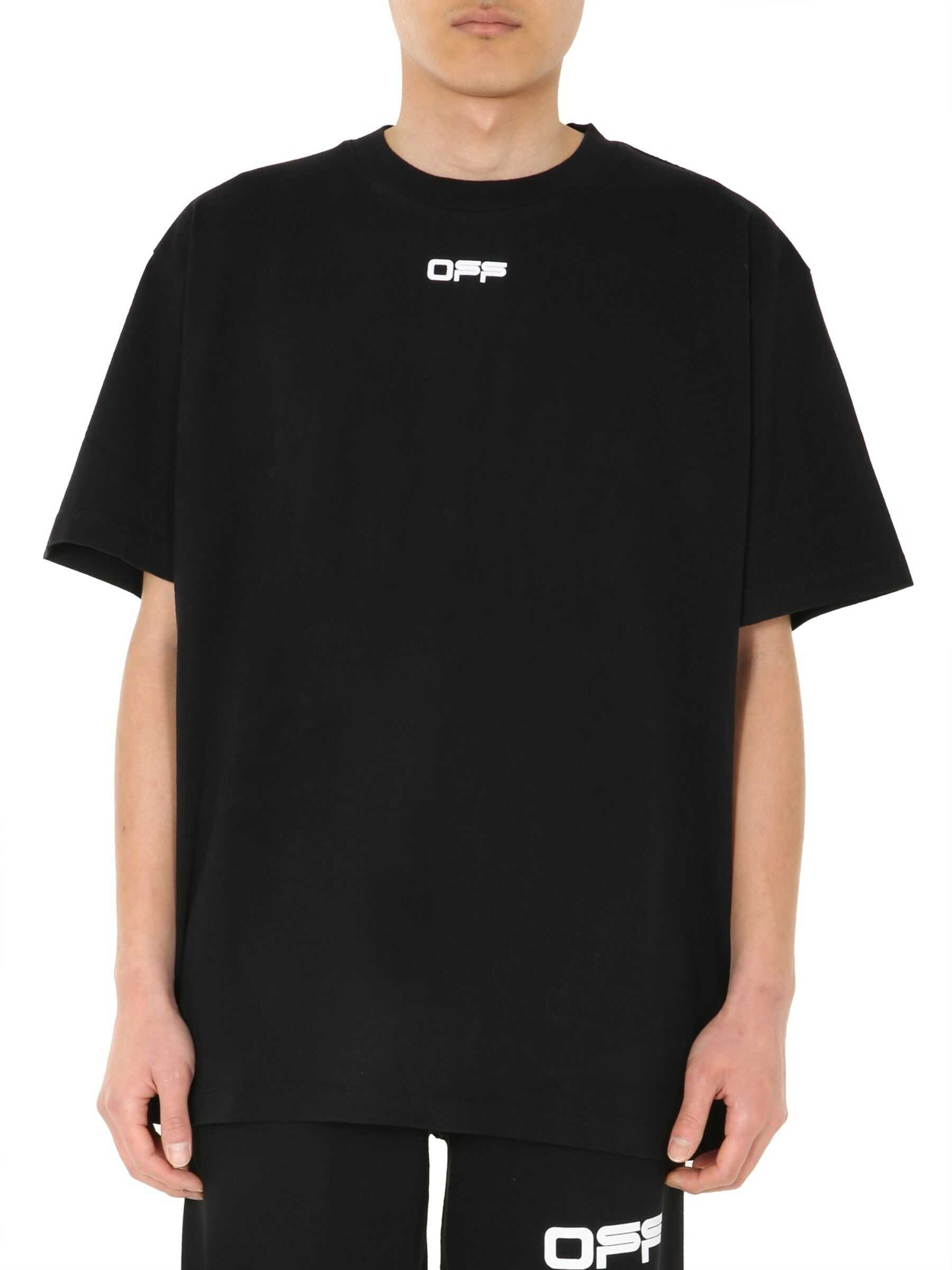 Off-White Round Neck T-Shirt* BLACK