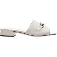 Sandale Gucci Zumi Sandals With Gg Logo In White
