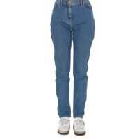 Blugi drepti High Rise Monogram Jeans Femei