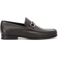 Mocasini Salvatore Ferragamo Grandioso Pebble Loafers In Hickory Color