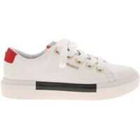 Sneakers Contrasting Heel Sneakers In White Femei