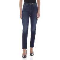 Blugi skinny Riverpoint Straight Jeans In Blue Femei