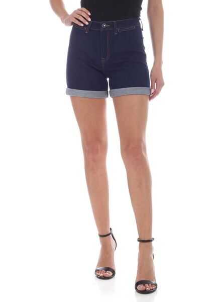 Pantaloni Scurti Tommy Hilfiger Rome Shorts In Blue Blue Femei Boutique Mall Romania