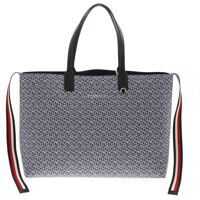 Genti de mana Monogram Tote Bag In Blue And White Femei