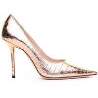 Pantofi cu toc Love 100 Pumps In Gold Color Femei