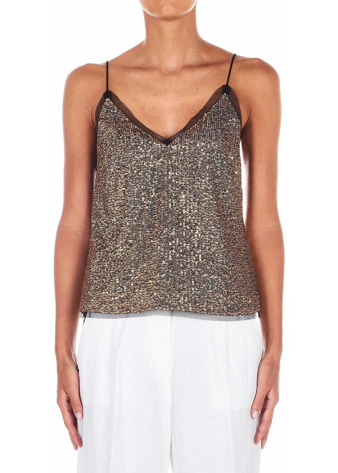 Liu Jo Top with sequins* Gold