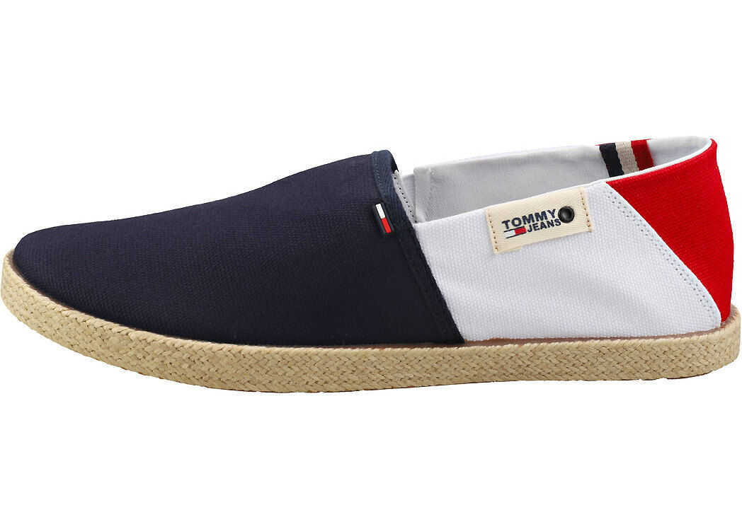 Tommy Jeans Summer Shoes Slip On Shoes In Navy White Red* Blue