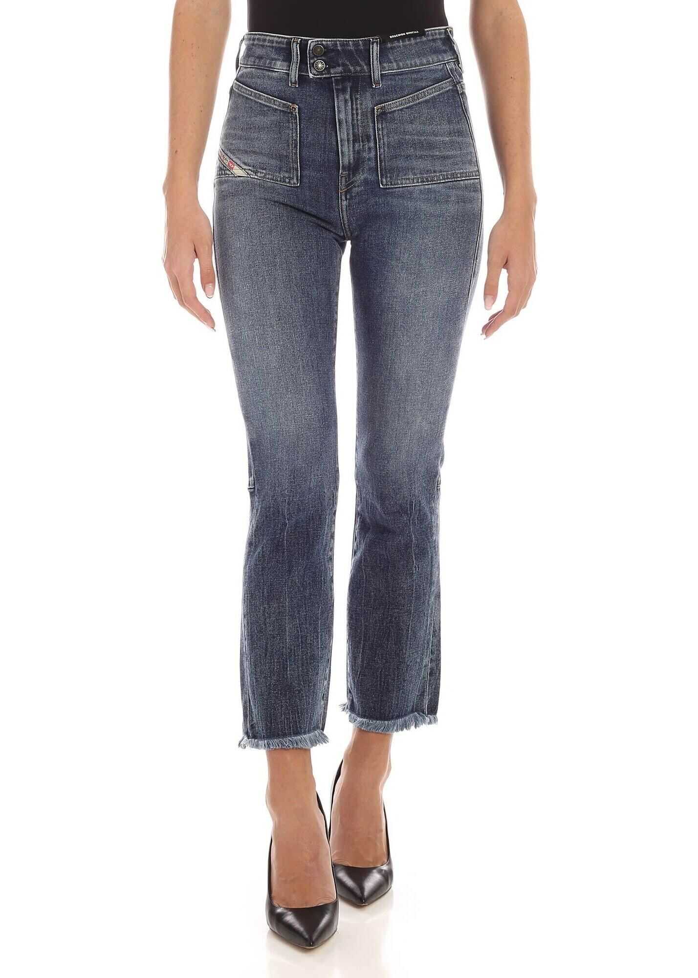 Diesel D-Earlie-H Jeans In Blue* Blue