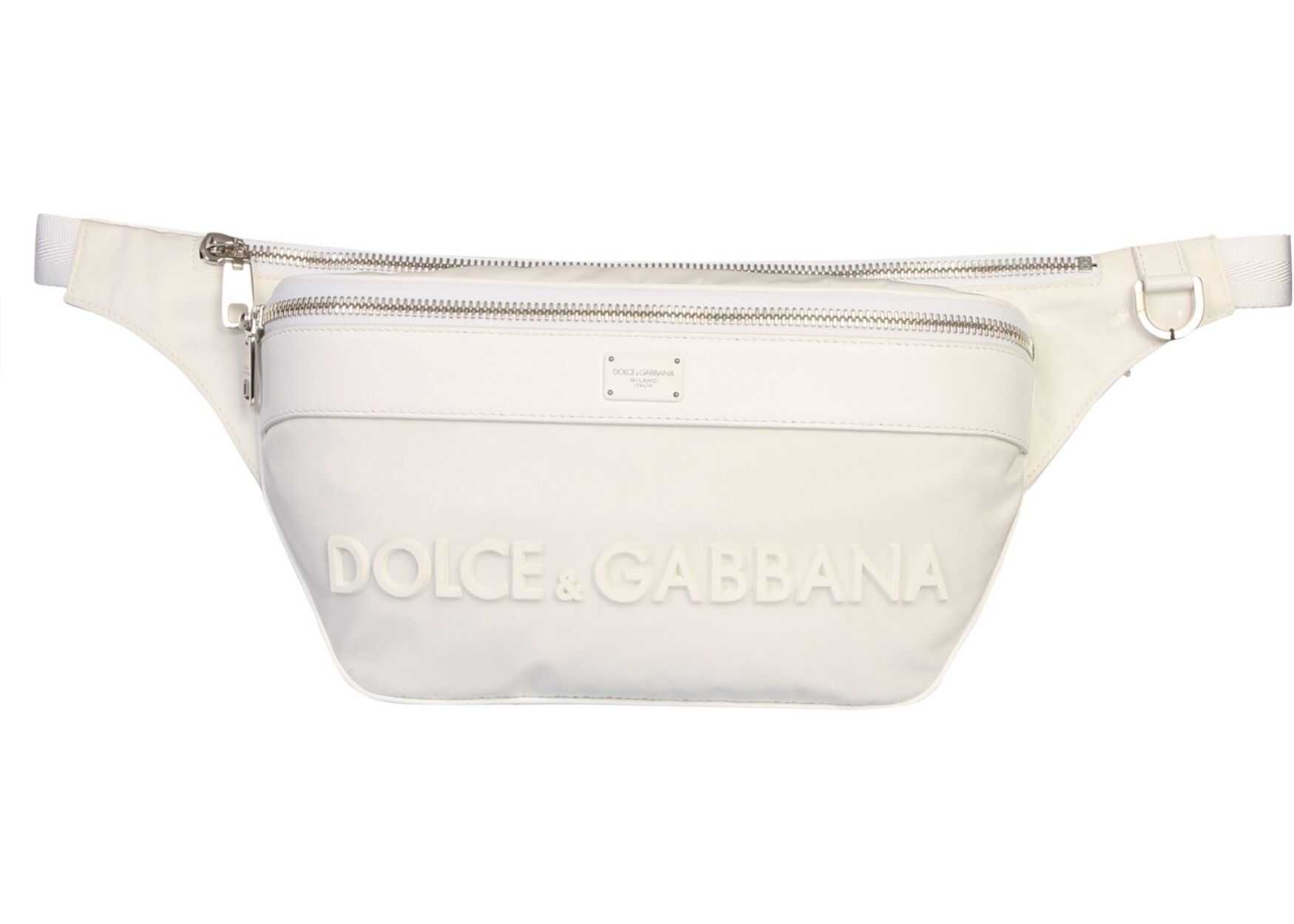 Dolce & Gabbana Pouch With Logo WHITE