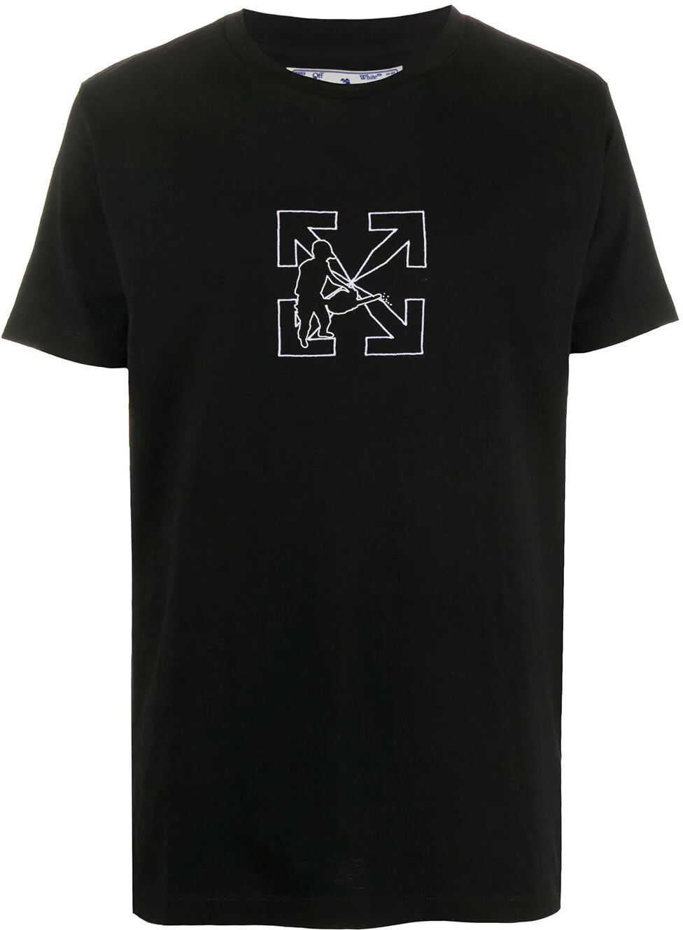 Off-White Logo Workers T-Shirt Black/white