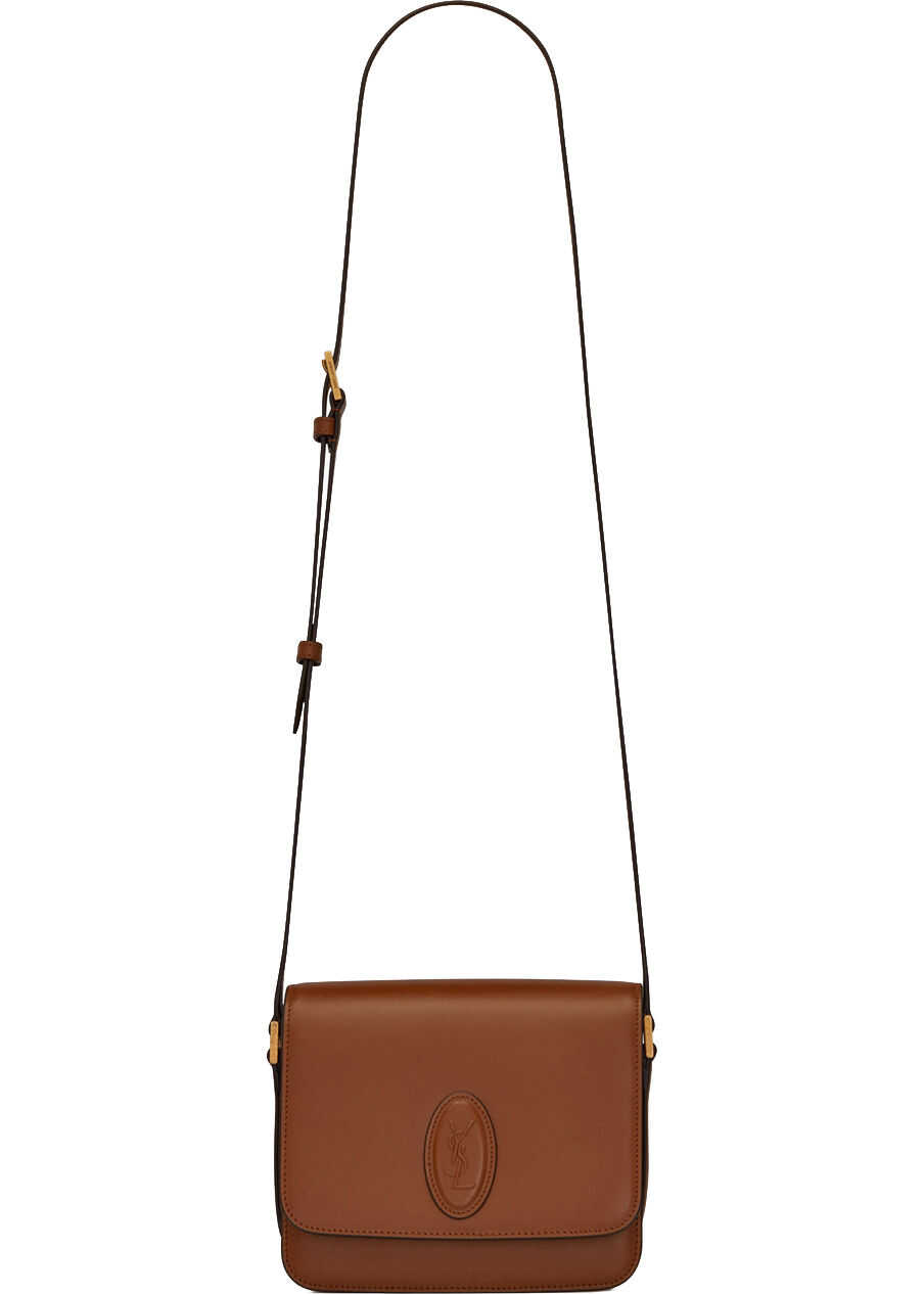 Saint Laurent Le 61 Saddle Bag Small Brown