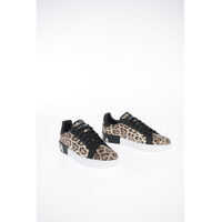 Sneakers Leather Leopard Print PORTOFINO Sneakers Femei