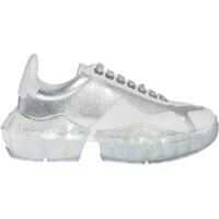 Sneakers Diamond F Sneakers In Silver And White* Femei