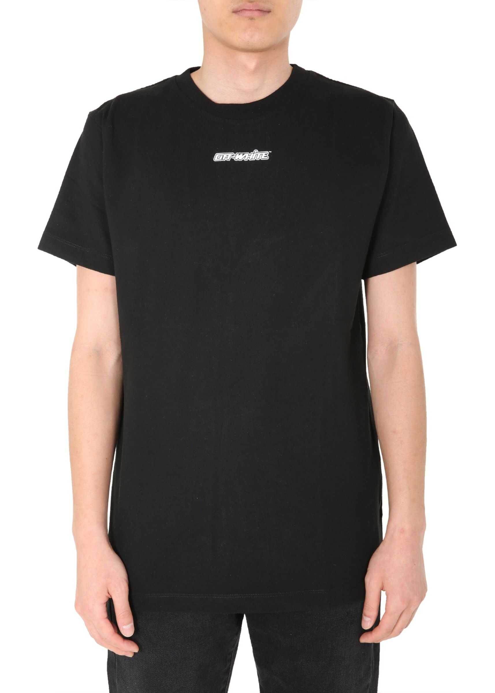 Off-White Round Neck T-Shirt BLACK