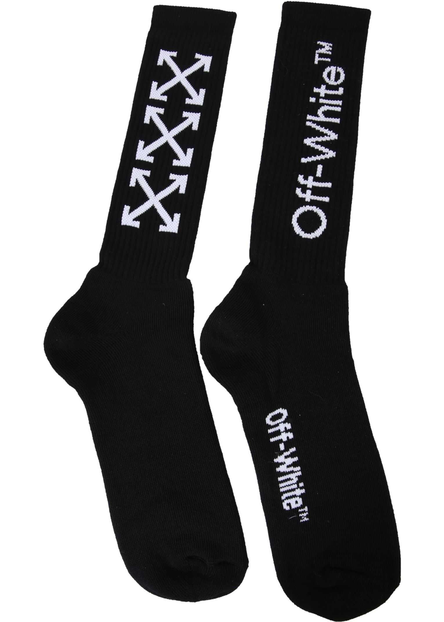 Sosete Off White Socks With Logo Black Barbati Boutique Mall Romania