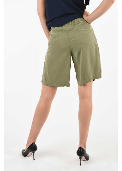 Pantaloni scurti Woolrich Drawstring Bermuda Green Femei (BM 7780402) 2