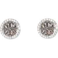 Cercei Circle-Stud Crystal Logo Earrings Femei