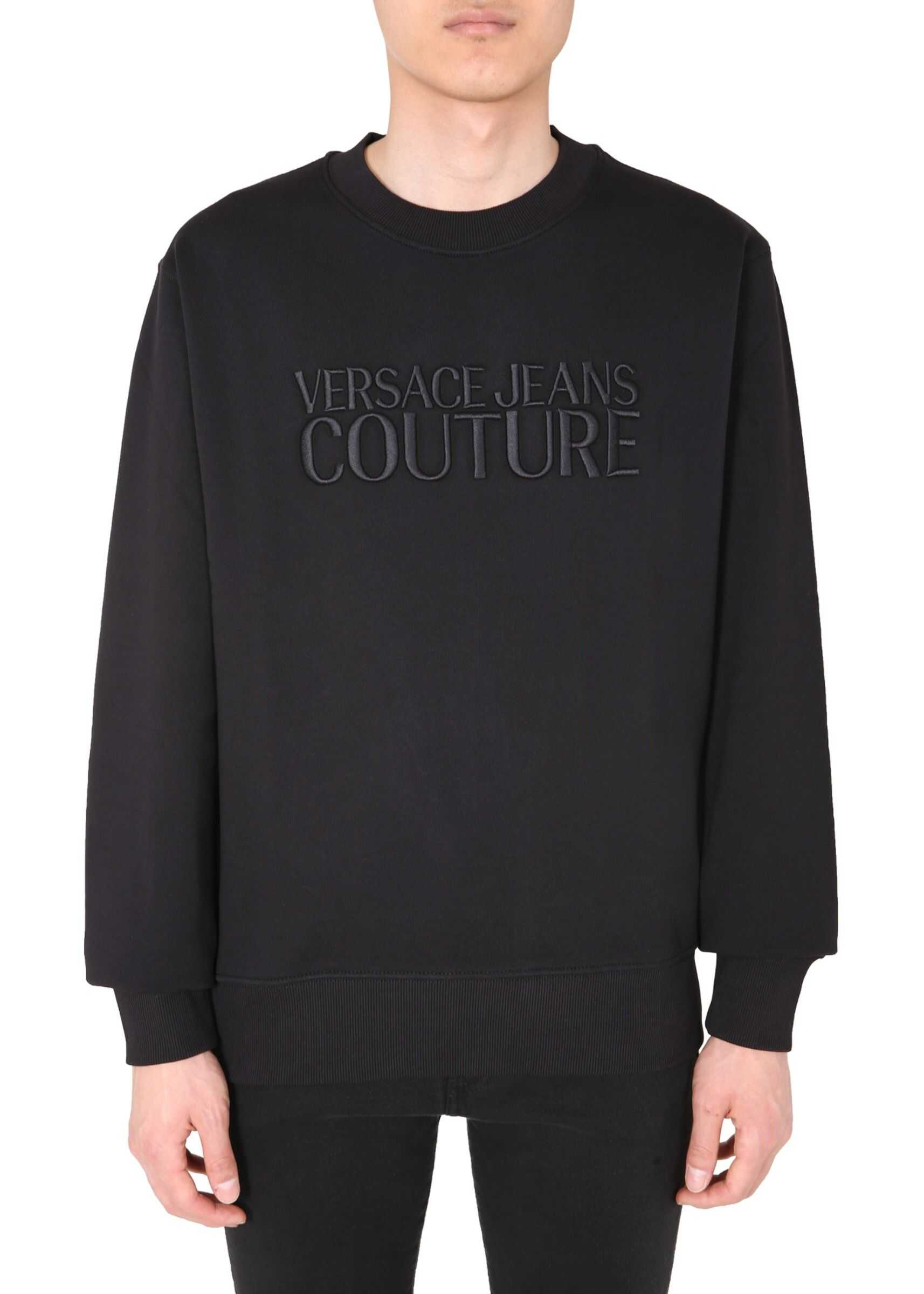 Versace Jeans Couture Round Neck Sweatshirt BLACK