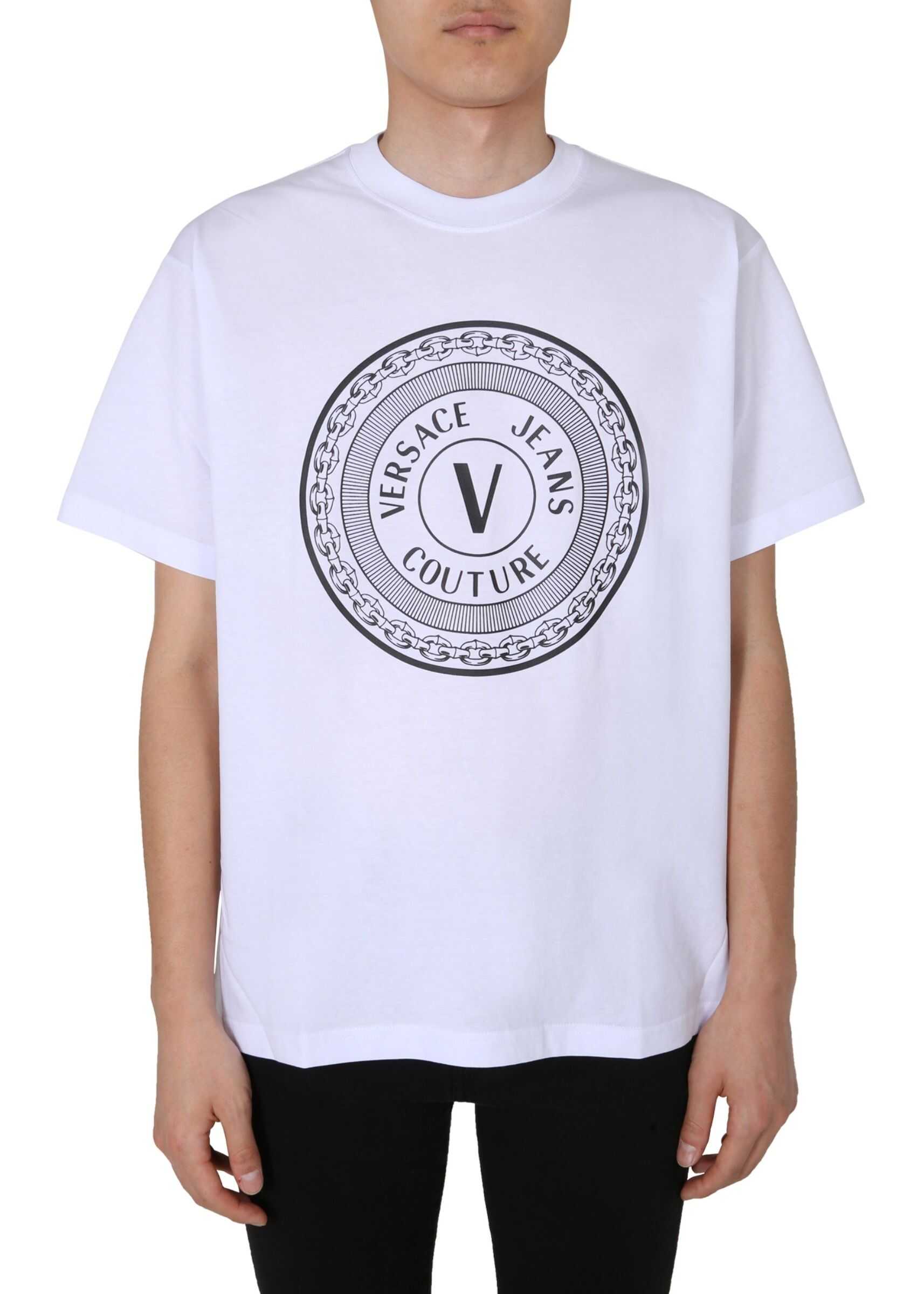 Versace Jeans Couture Round Neck T-Shirt WHITE