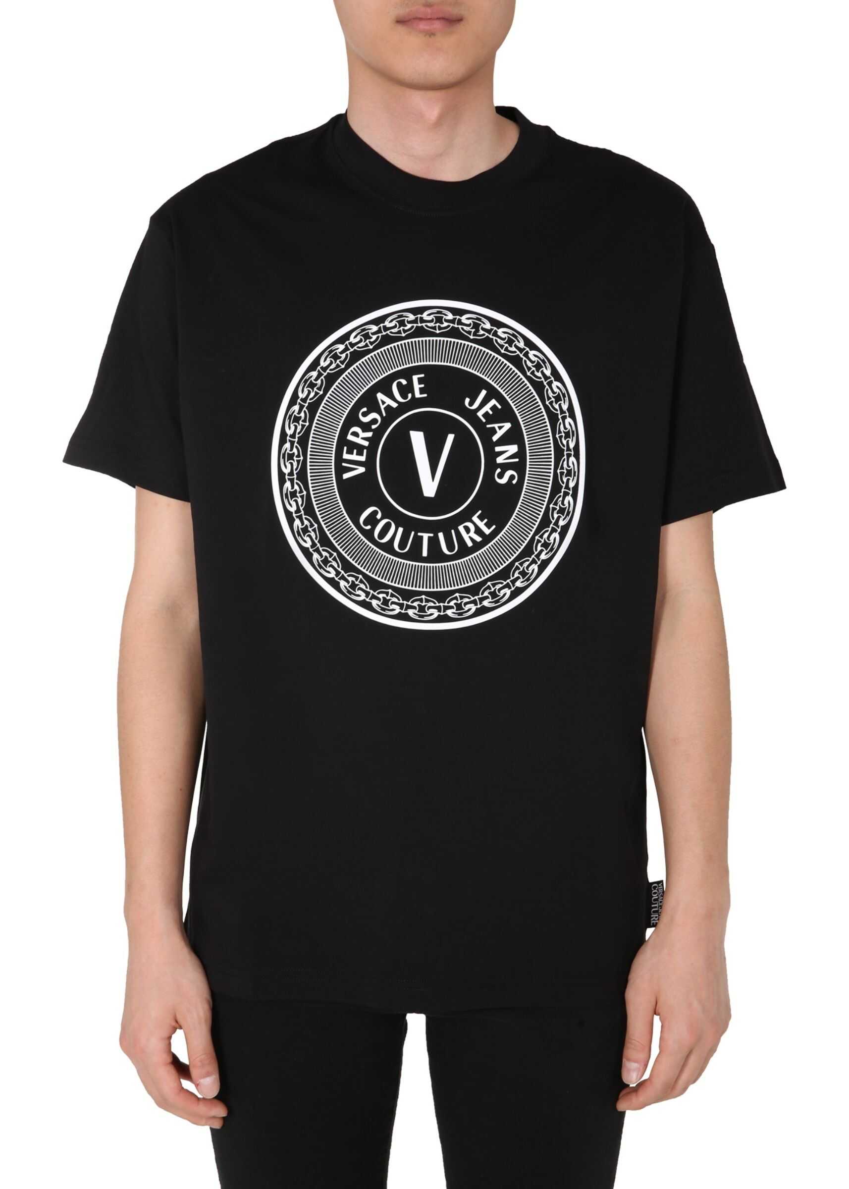Versace Jeans Couture Round Neck T-Shirt BLACK