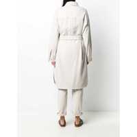 Geci Brunello Cucinelli Dama - Paltoane Brunello Cucinelli Coat With Belt WHITE Femei (BM 7795039) - B-mall.ro