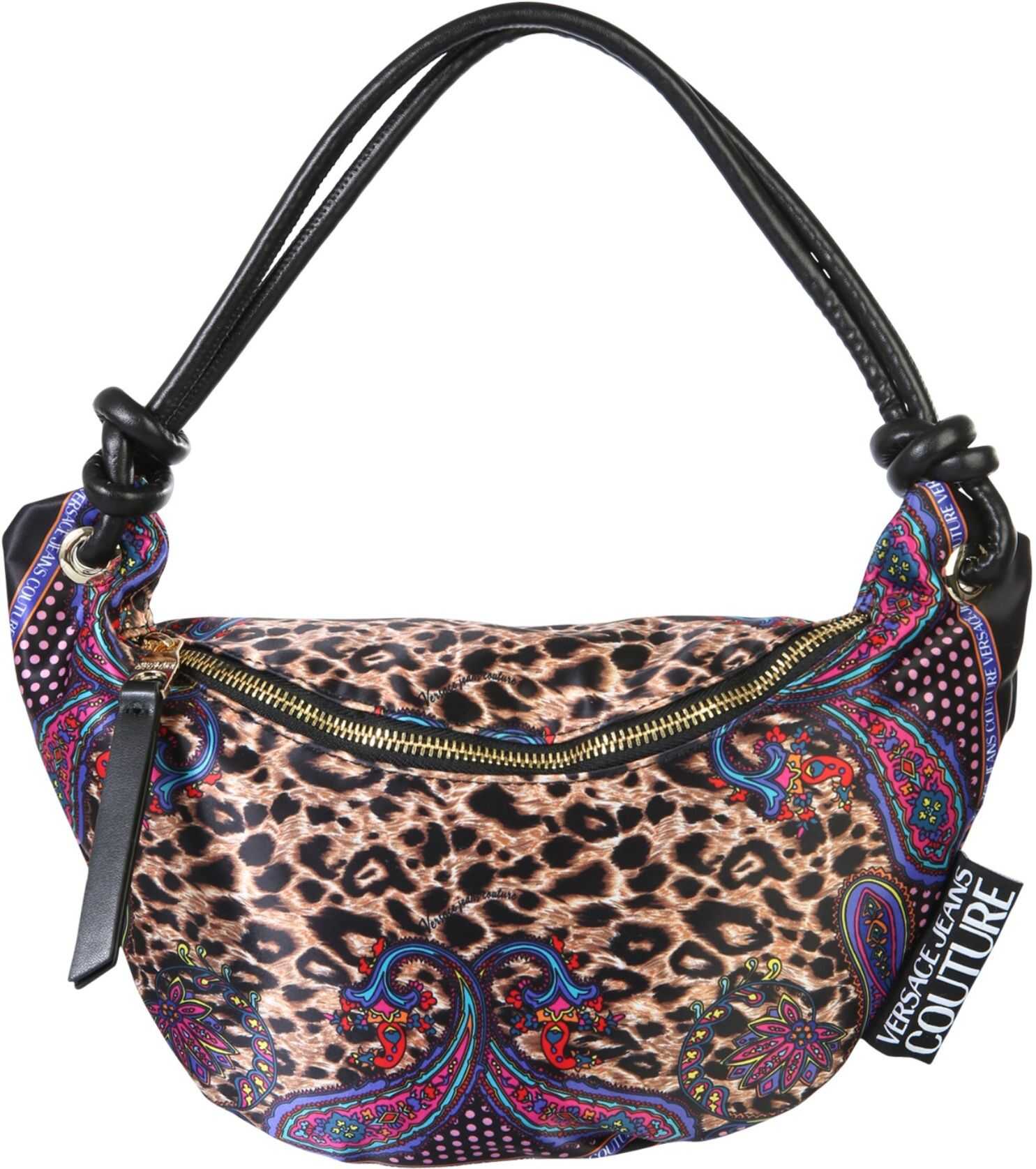 Versace Jeans Couture Bag With Logo And Animal Print ANIMALIER