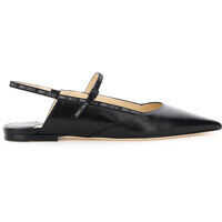 Pantofi fara toc Ree Flat Slingback Pumps With Logo Motif Femei