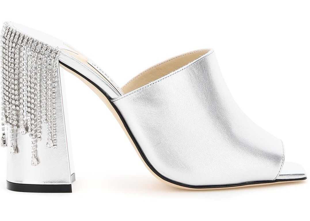 Baia Mules 100 With Crystal Drape