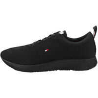 Sneakers Corporate Knit Modern Runner Fashion Trainers In Black* Barbati