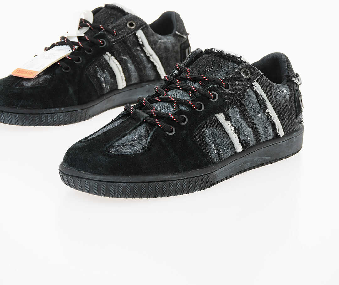 Diesel Denim Vintage Effect S-MILLENIUM LC Sneakers* BLACK