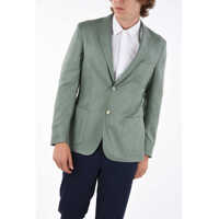 Sacouri casual ID hopsack silk 2-button blazer Barbati