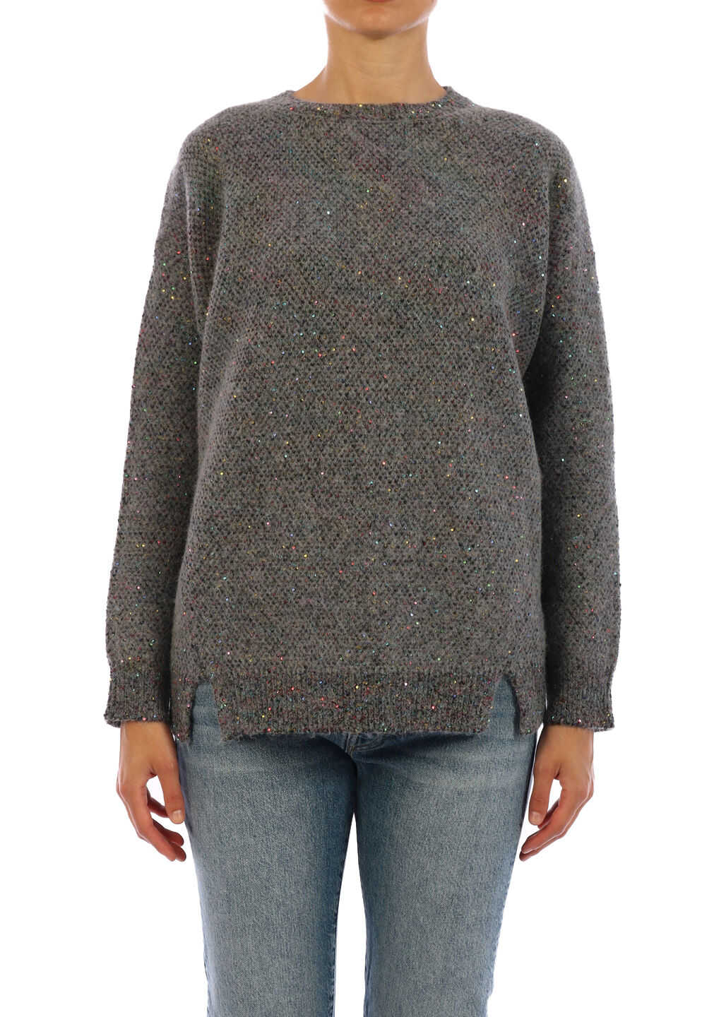 Stella McCartney Sequins Sweater 601744 S2197 Grey