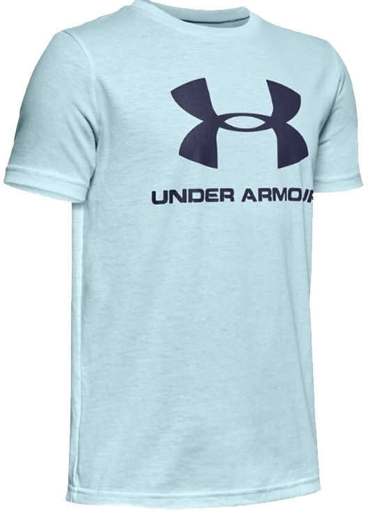 Under Armour Sportstyle Logo Short Sleeve Jr Blue