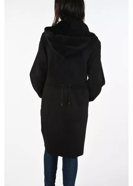 Paltoane Diesel Black Gold Leather Listy-A Coat Black Femei (BM 7814152) 2