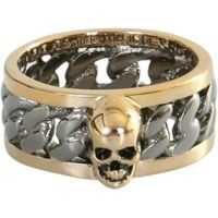 Inele Skull Ring And Chain Barbati