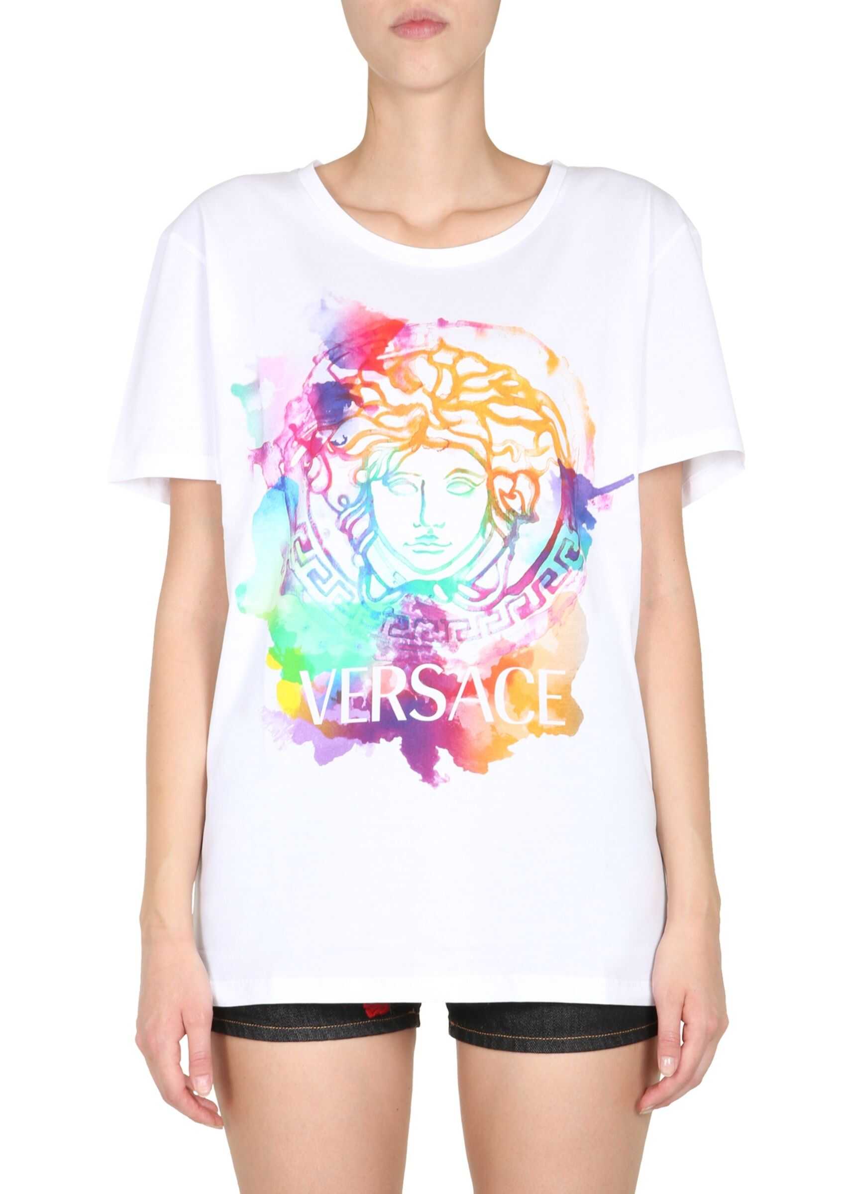 Versace Round Neck T-Shirt WHITE