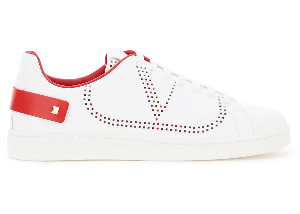 Valentino Garavani Backnet Vlogo Sneakers BIANCO ROUGE PURE BIANCO