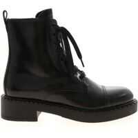 Incaltaminte Prada Shiny Ankle Boots In Black