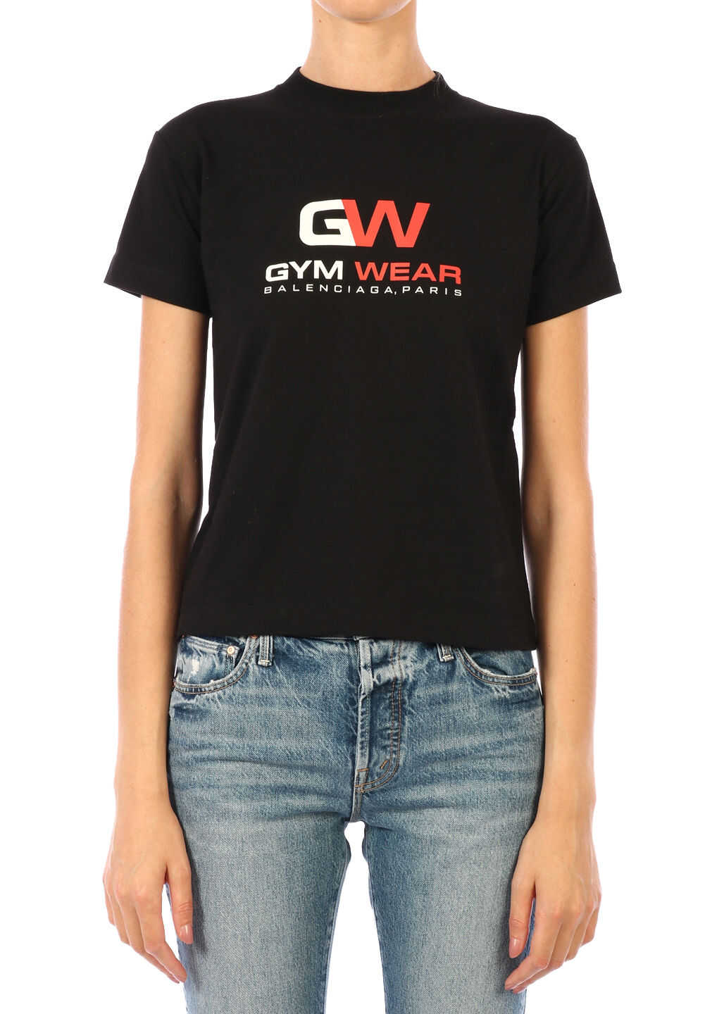 Balenciaga T-Shirt Gym Wear 612964 TIVD5 Black