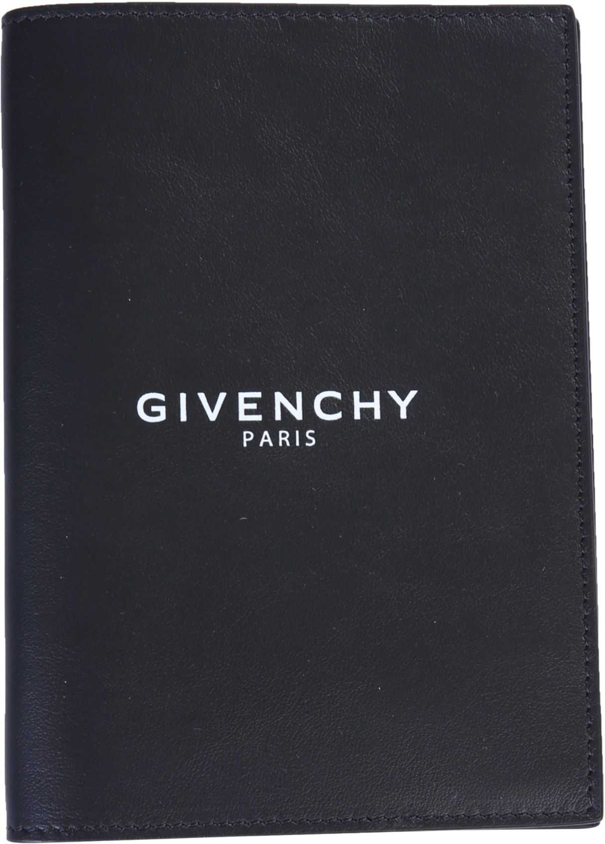 Givenchy Passport Case With Logo BLACK