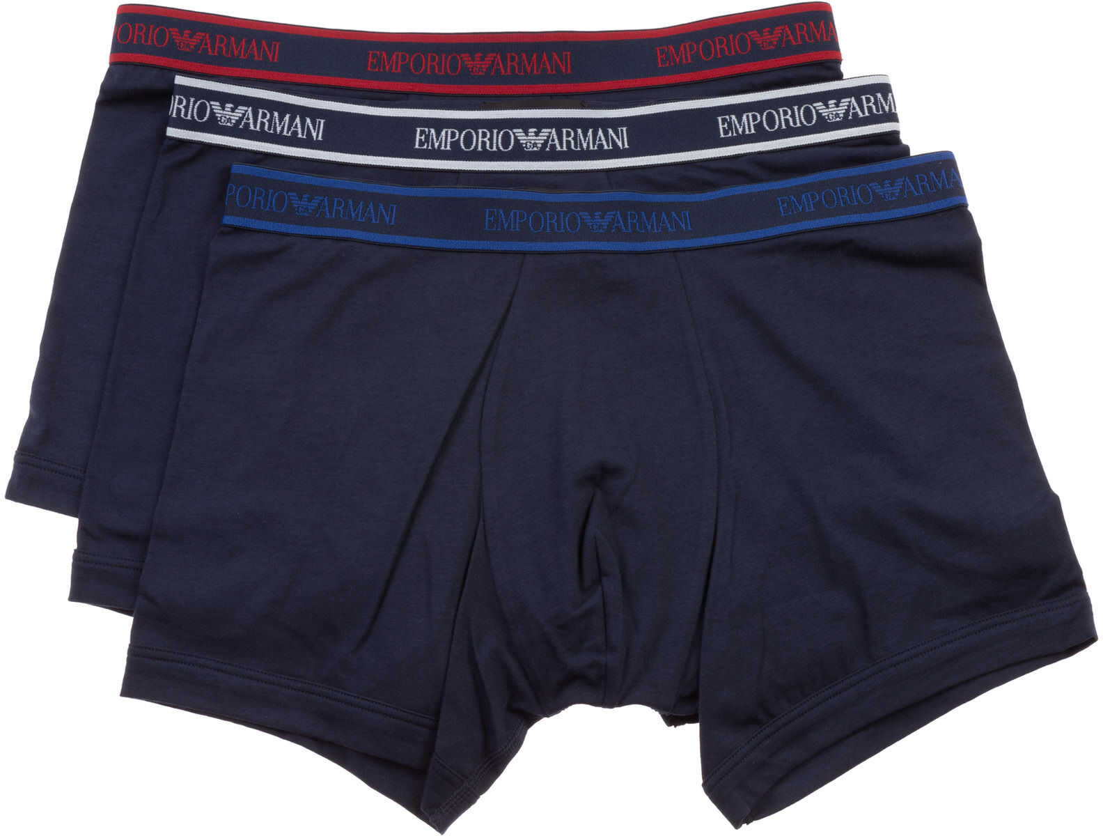 Emporio Armani Shorts Tripack Blue