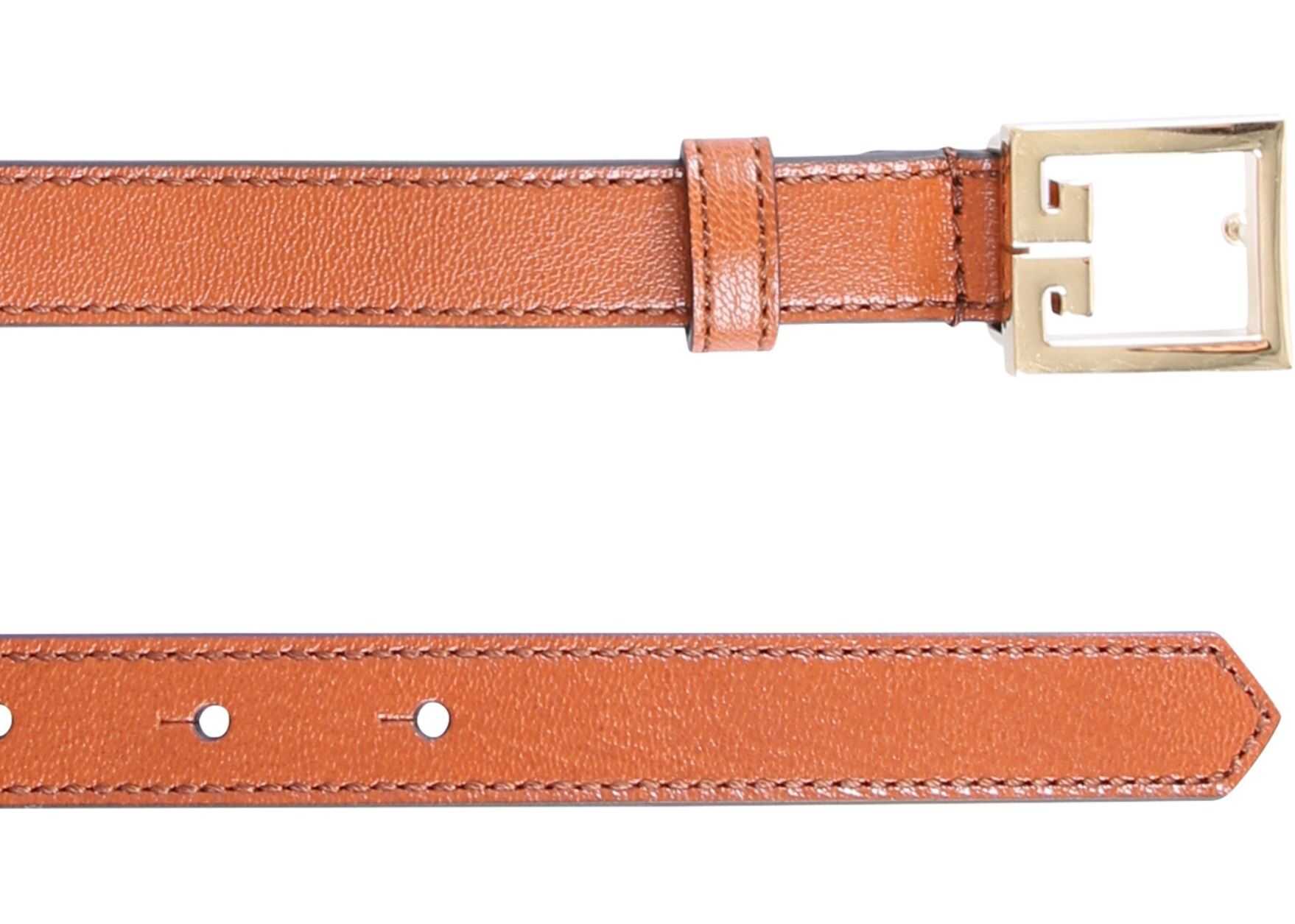 Givenchy Double G Belt BROWN