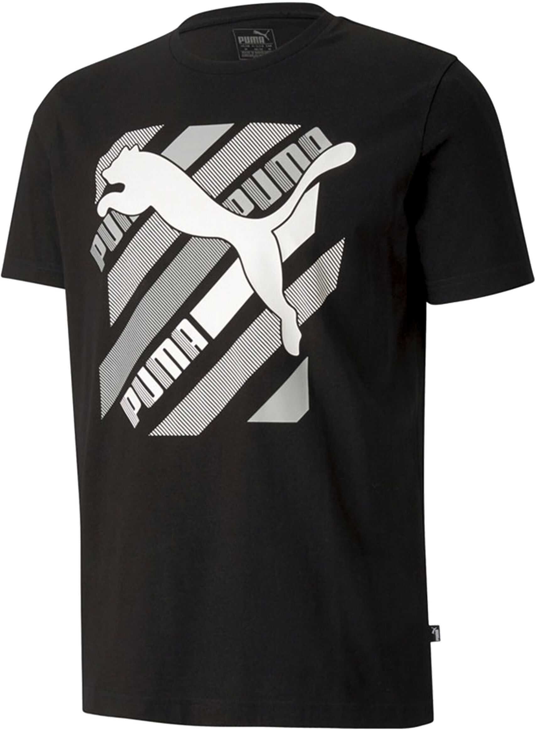 PUMA Cat Brand Graphic Tee 581909 Negru