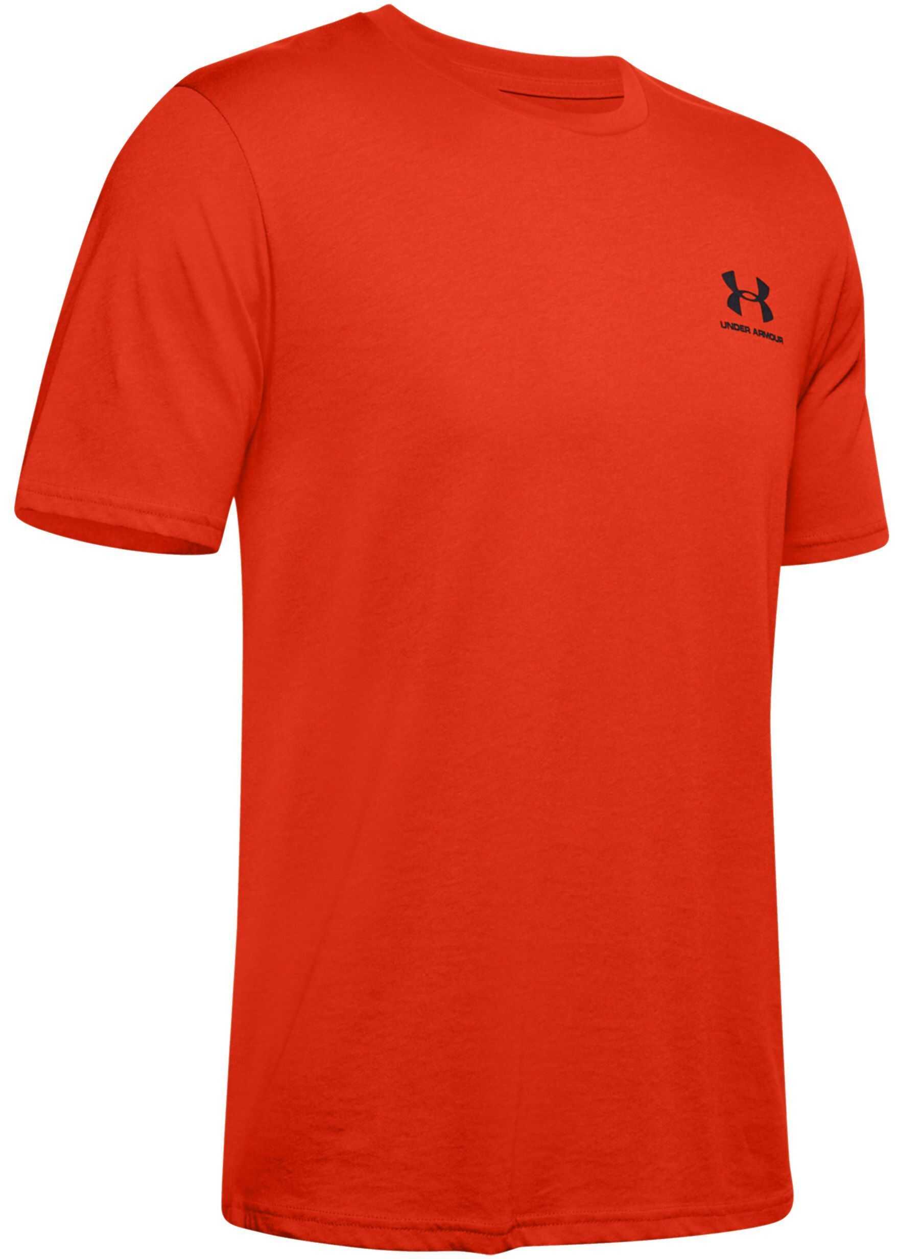 Under Armour Sportstyle Left Chest Ss Portocaliu