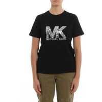 Tricouri Sequined Logo T-Shirt In Black* Femei